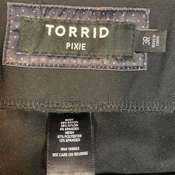 Torrid Studio Deluxe Stretch Pull-On Pixie Pant Sz 3X - Picture 5 of 9